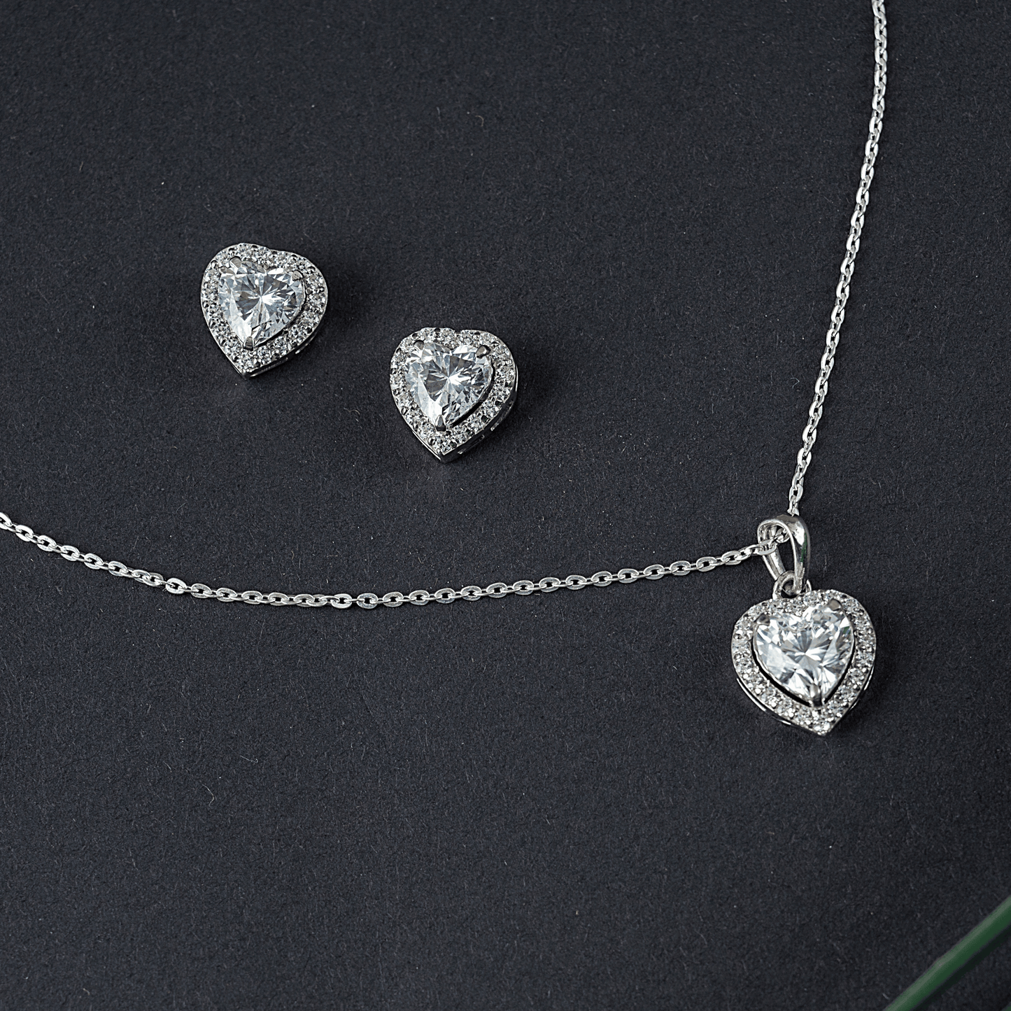 Heart Pendant Set