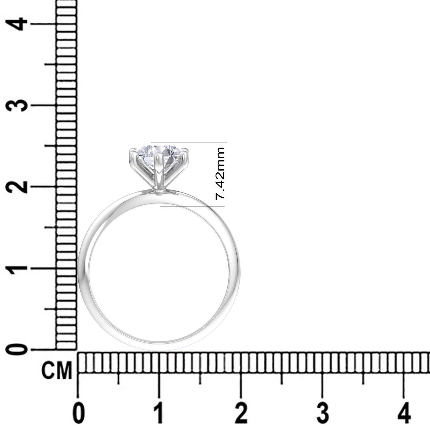 Glittering Gem Solitaire Ring