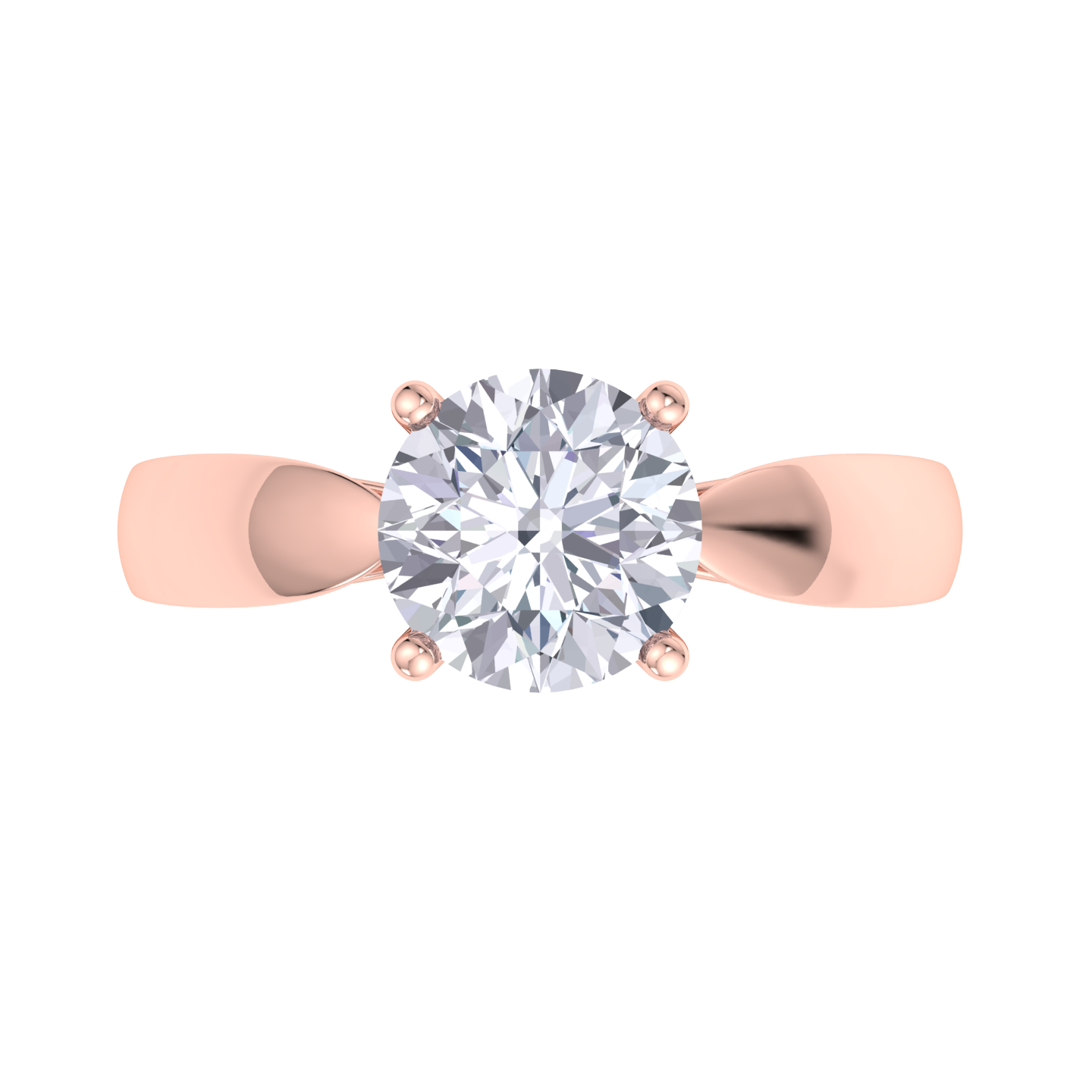 Celestial Solitaire Ring