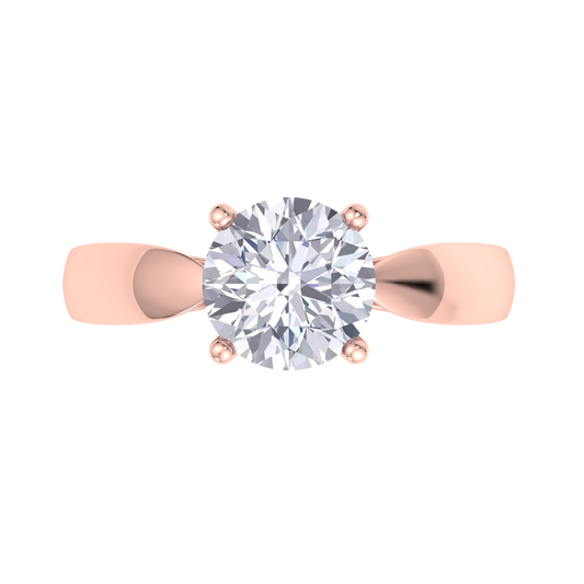 Celestial Solitaire Ring