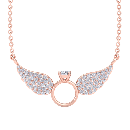 Ethereal Circle Winged Charm