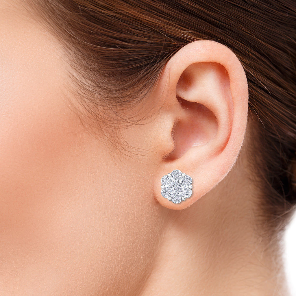 Blossom Diamond Earrings