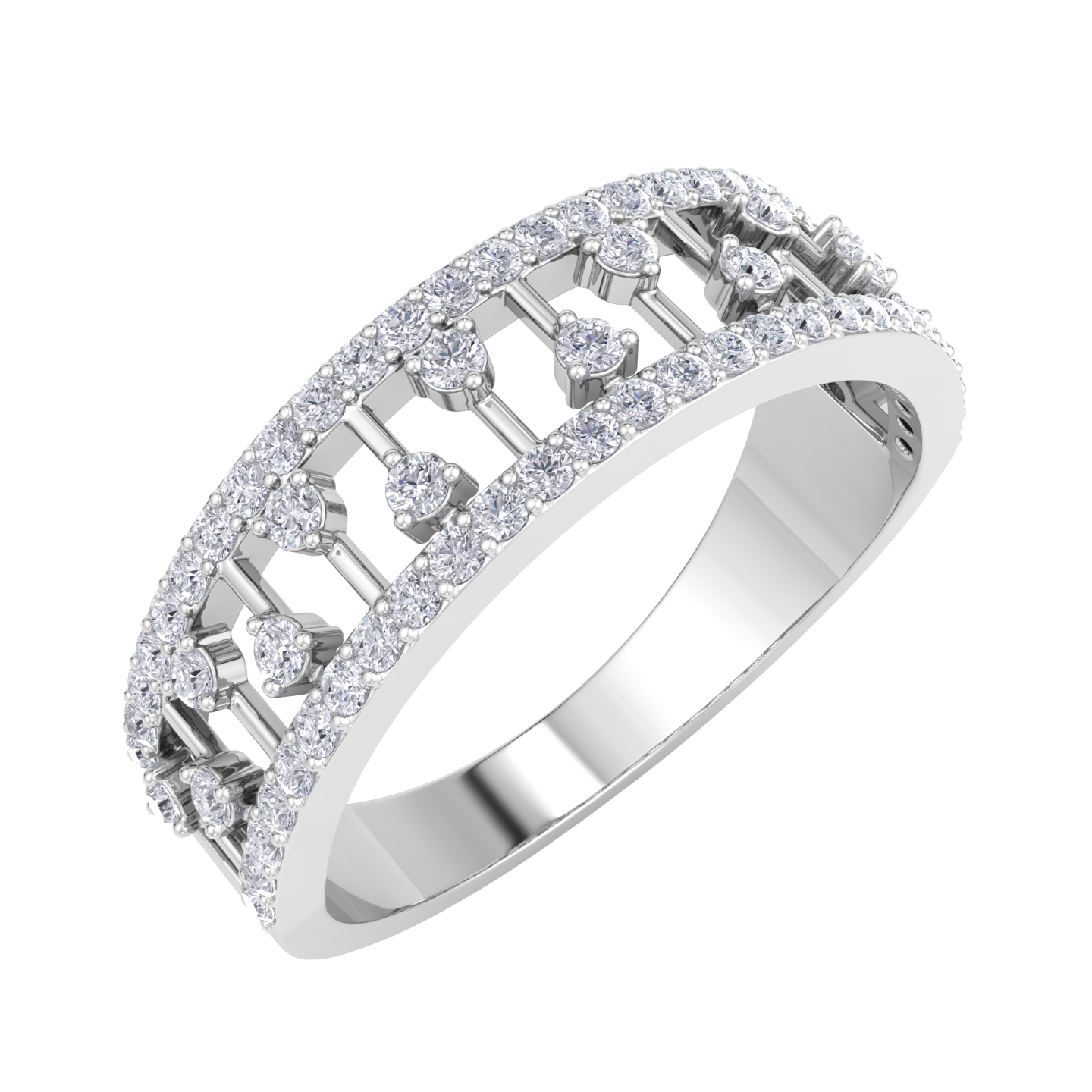 Linear Diamond Ring