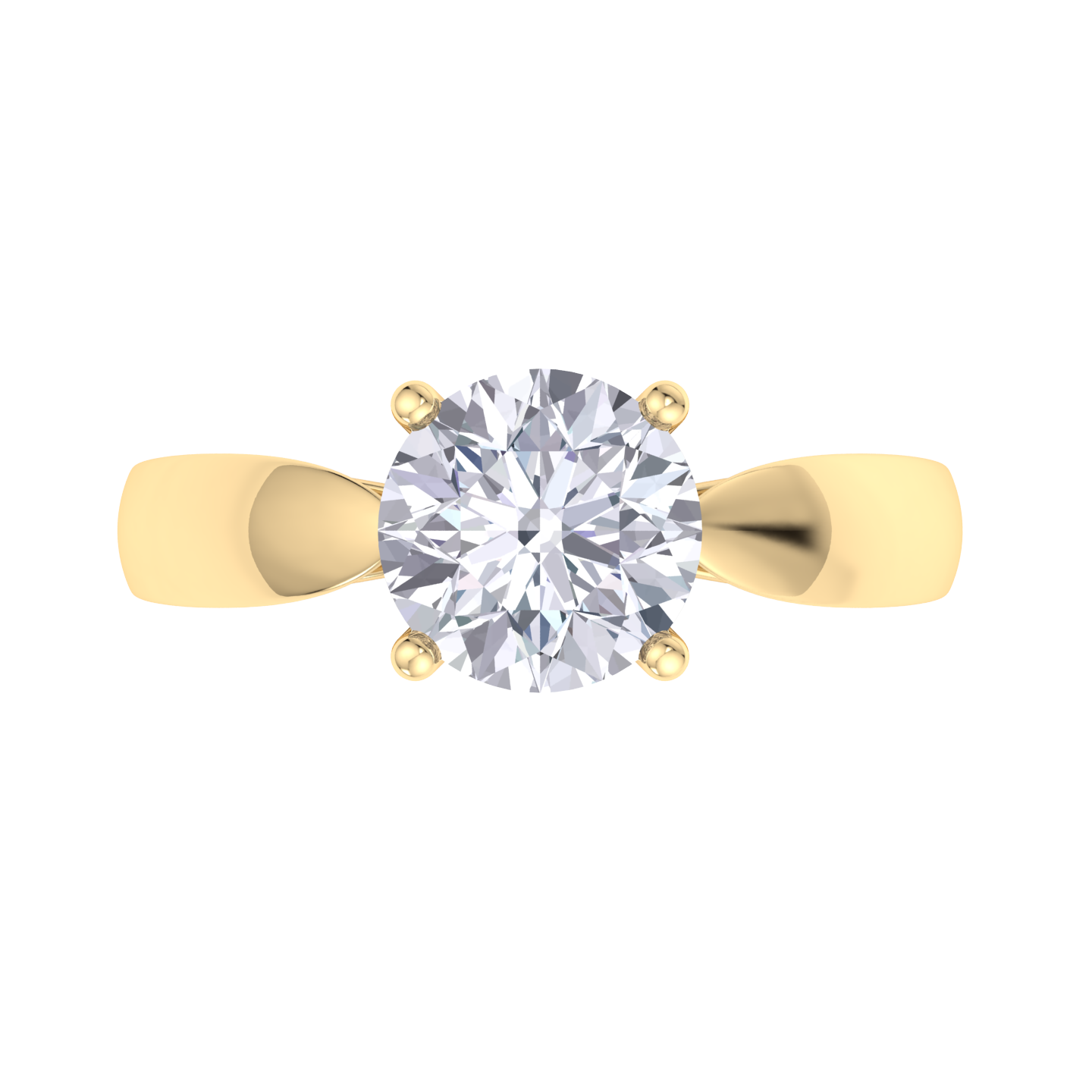 Celestial Solitaire Ring