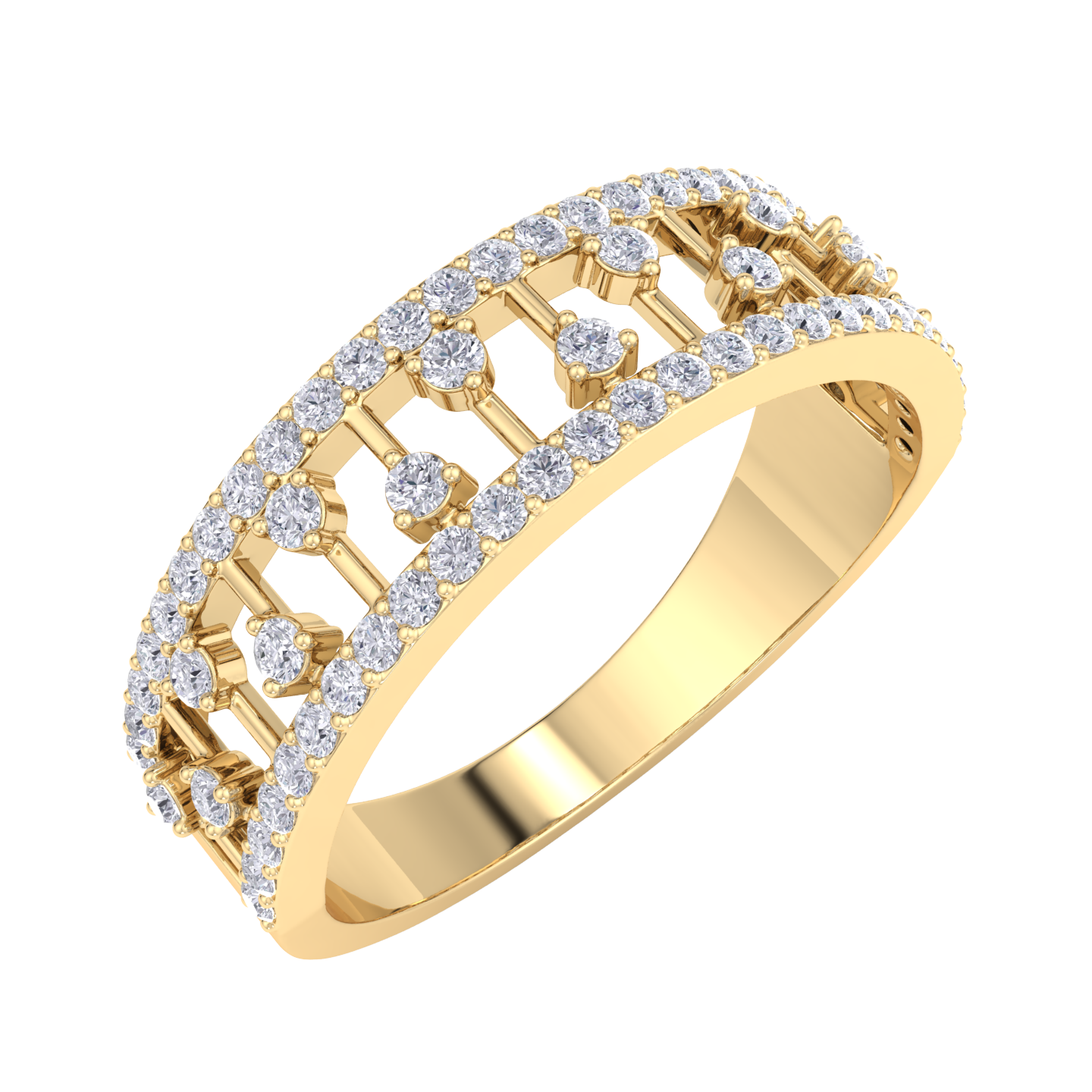 Linear Diamond Ring